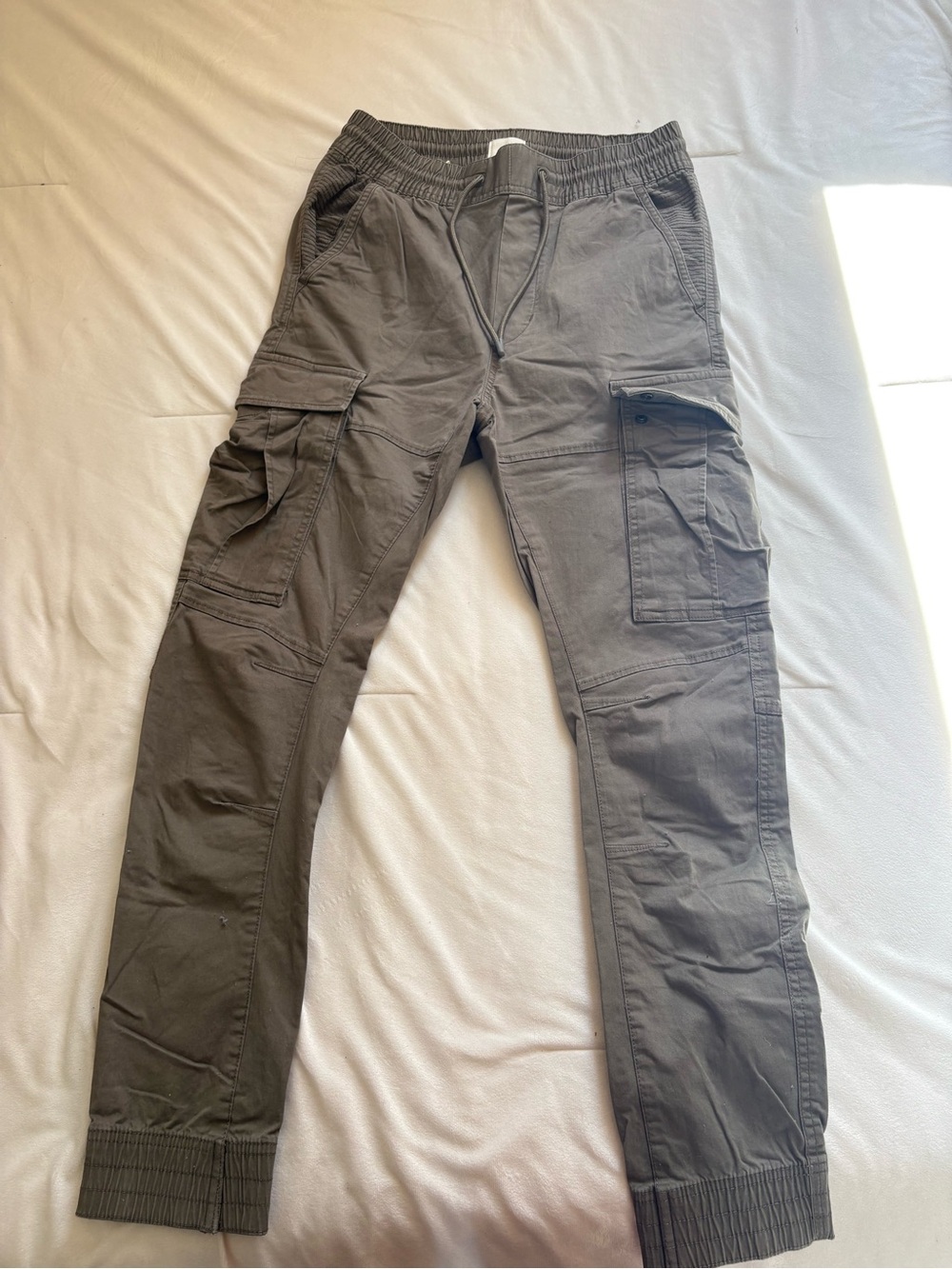 H&M Women's Olive Green Cargo Joggers